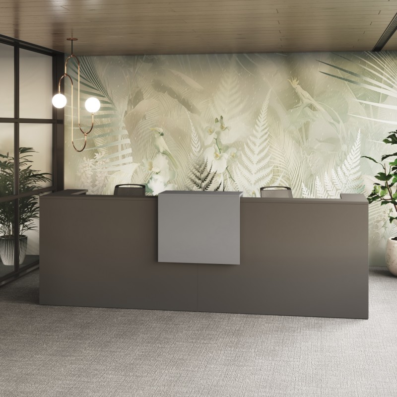 Pack Banque d'Accueil avec 2 Chaises Ergonomiques | Remise Spéciale
