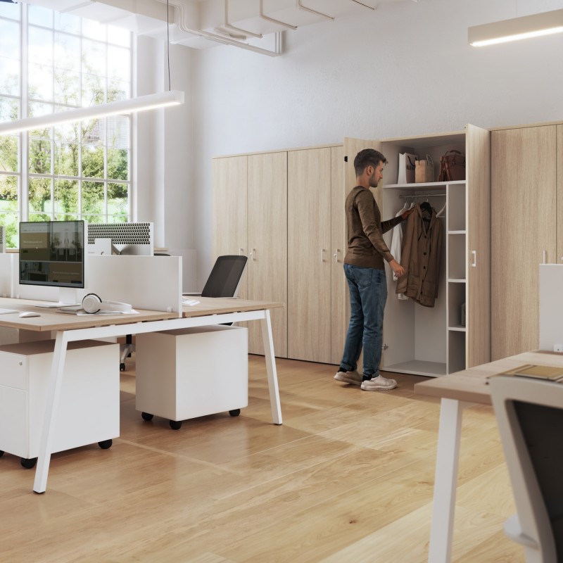 Armoire vestiaire pour bureau Chronos | Bikkom