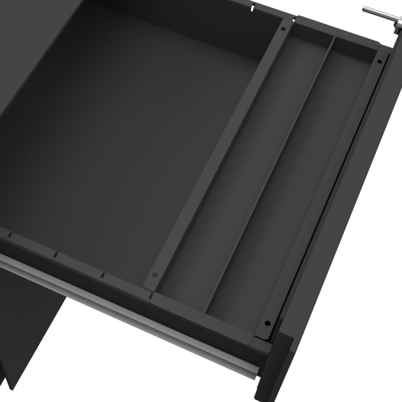 Caisson à tiroirs Zeta Caisson pour bureau avec compartiment