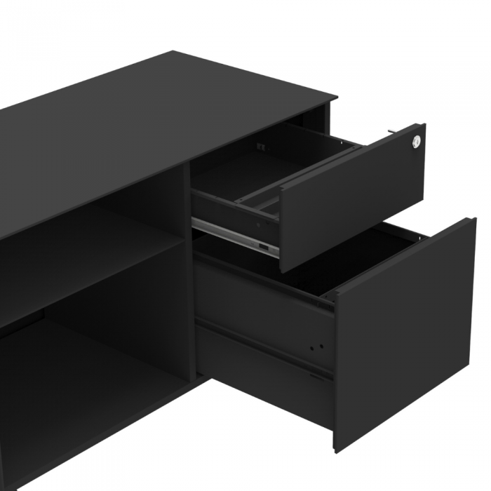 Caisson à tiroirs Zeta Caisson pour bureau avec compartiment