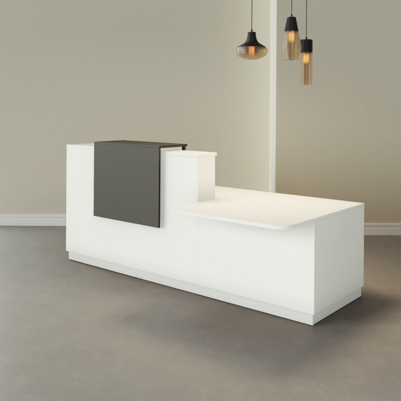 Pack Banque d'accueil PMR Duomo avec chaise et caisson | BIKKOM
