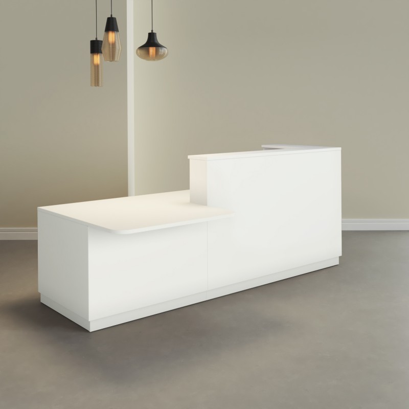 Pack Banque d'accueil PMR Duomo avec chaise et caisson | BIKKOM