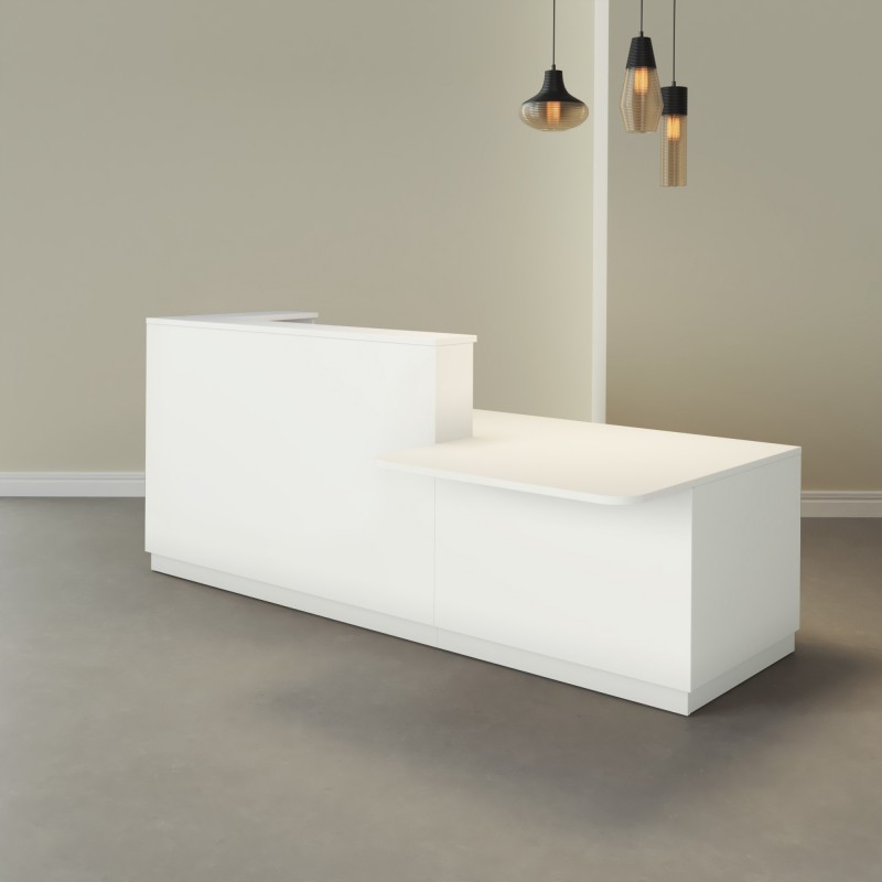 Pack Banque d'accueil PMR Duomo avec chaise et caisson | BIKKOM