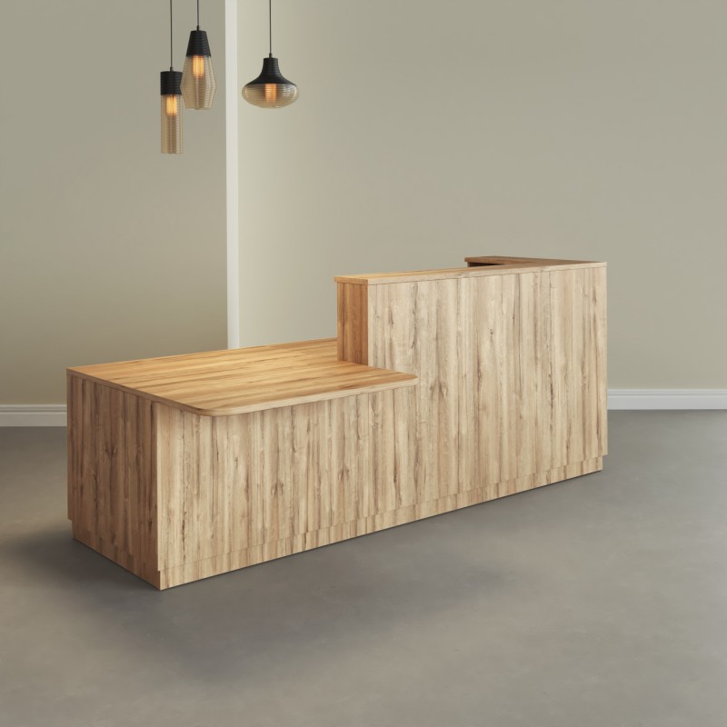 Pack Banque d'accueil PMR Duomo avec chaise et caisson | BIKKOM