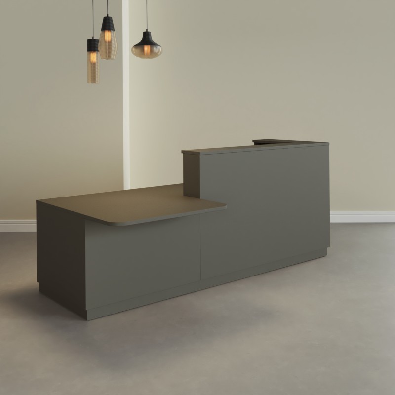 Pack Banque d'accueil PMR Duomo avec chaise et caisson | BIKKOM