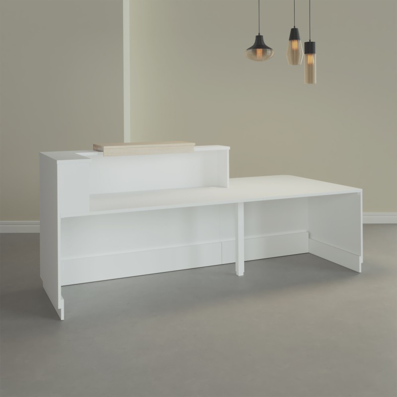 Pack Banque d'accueil PMR Duomo avec chaise et caisson | BIKKOM