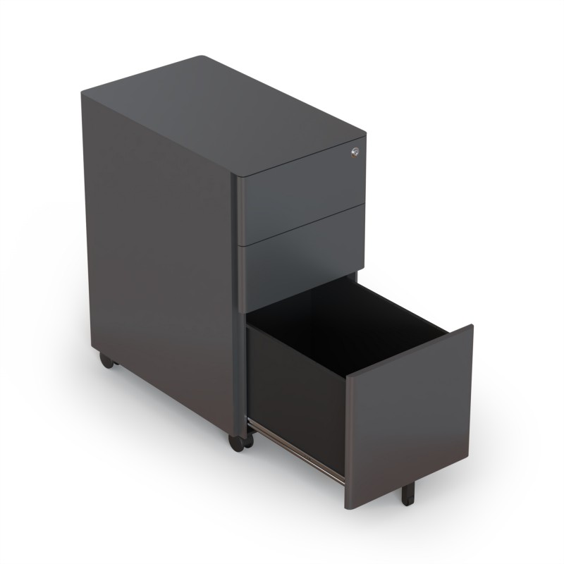 Pack Banque d'accueil PMR Duomo avec chaise et caisson | BIKKOM