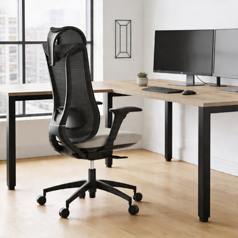 Chaise de bureau ergonomique Sara Plus | Bikkom