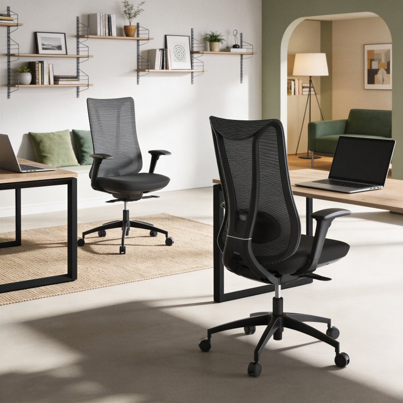 Chaise de bureau ergonomique Sara Plus | Bikkom