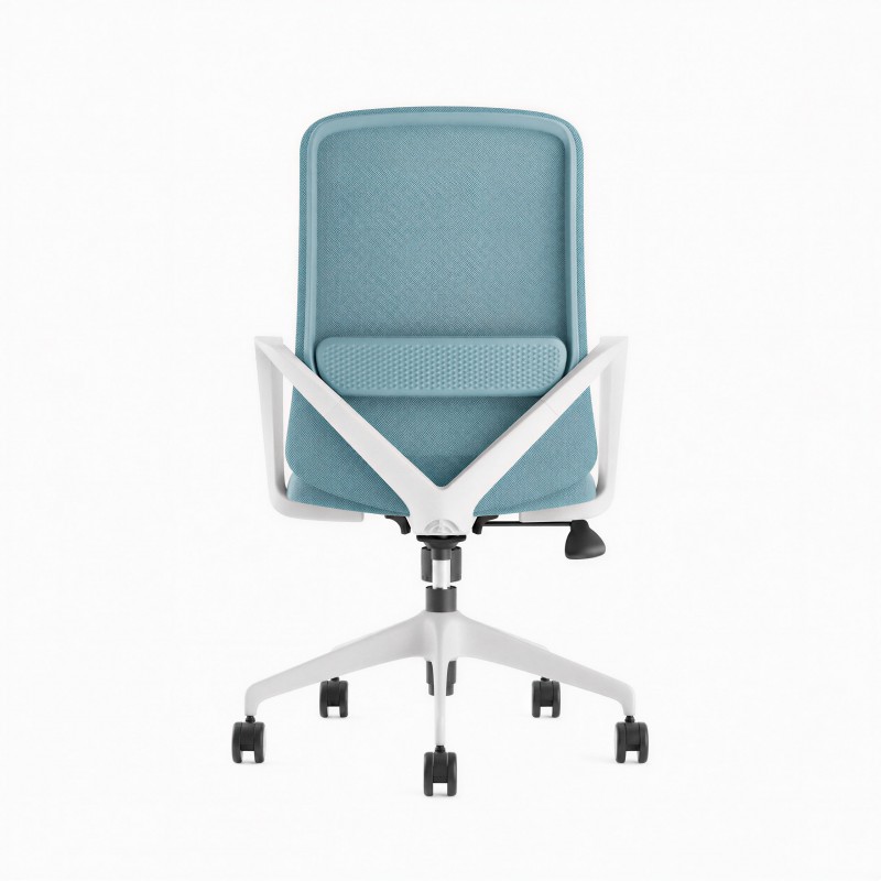 Chaise de bureau Agata gris clair - Bikkom
