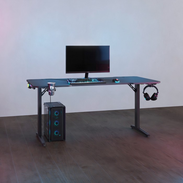 Bureau gamer Nexa T noir
