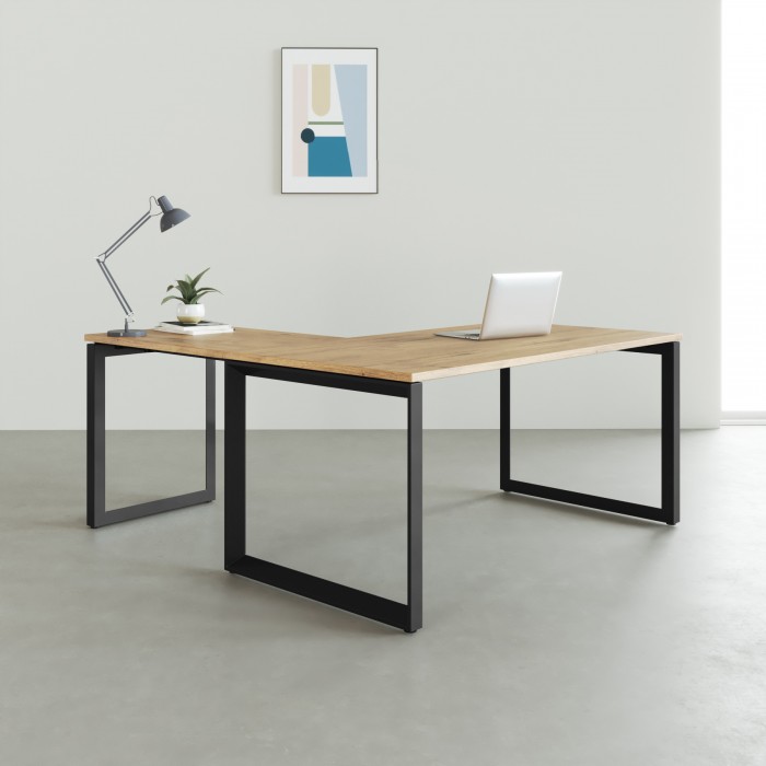 Table de bureau en angle Regina - Bikkom