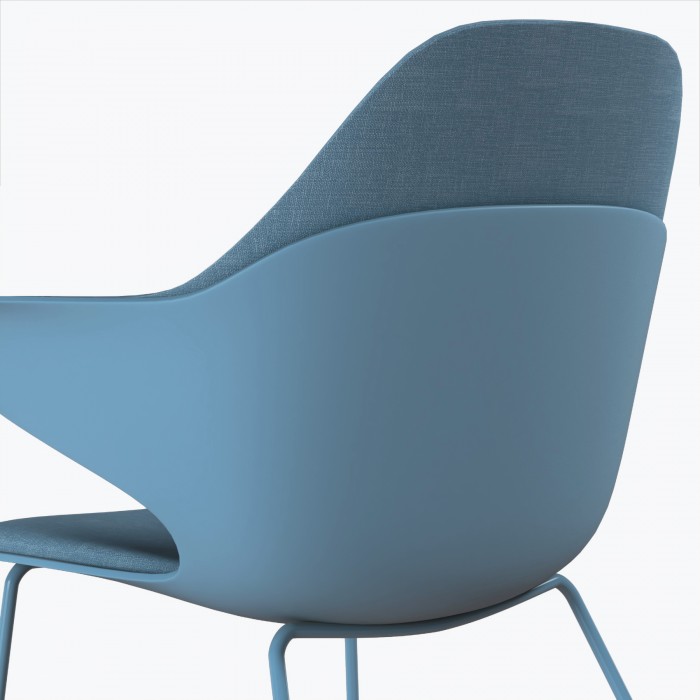 Chaise visiteur Alba Patin - Bikkom