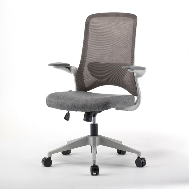 Chaise de bureau Ania Grise - Bikkom