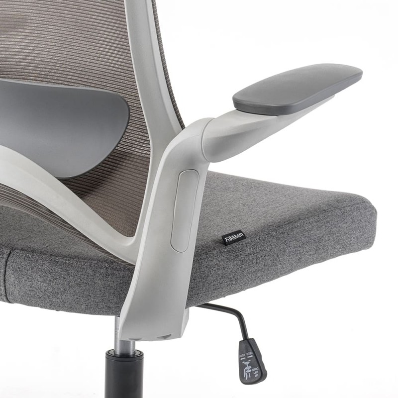 Chaise de bureau Ania Grise - Bikkom