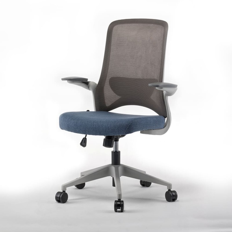 Chaise de bureau Ania Grise - Bikkom