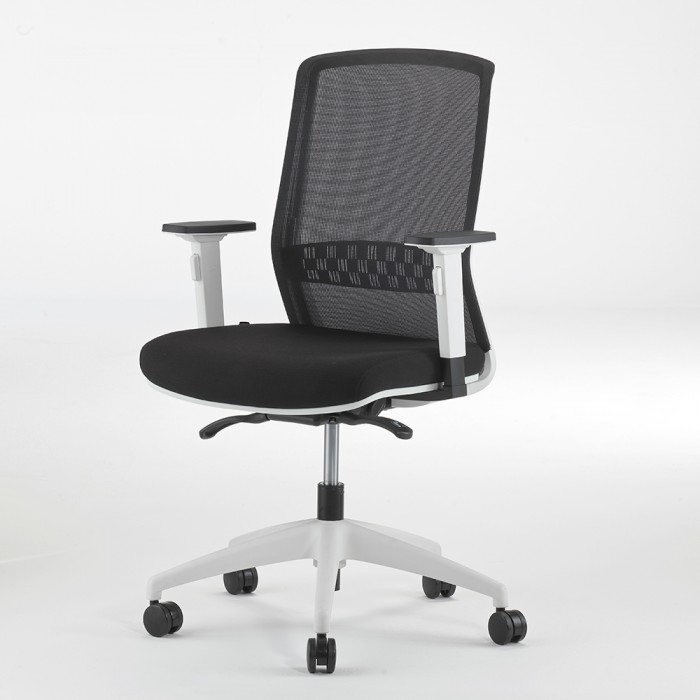 Chaise de bureau ergonomique Gala blanche