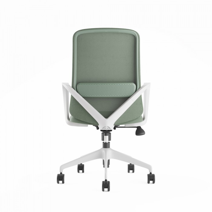 Chaise de bureau Agata gris clair - Bikkom