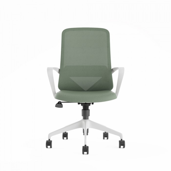 Chaise de bureau Agata gris clair - Bikkom