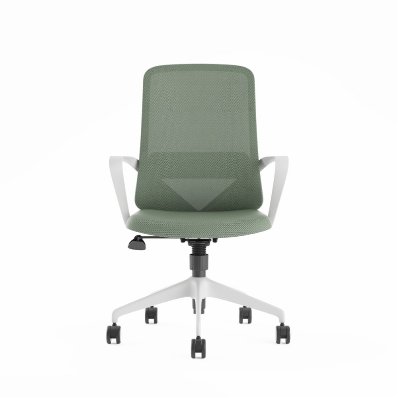 Chaise de bureau Agata gris clair - Bikkom