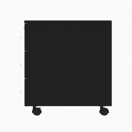 Caisson Omega noir profil