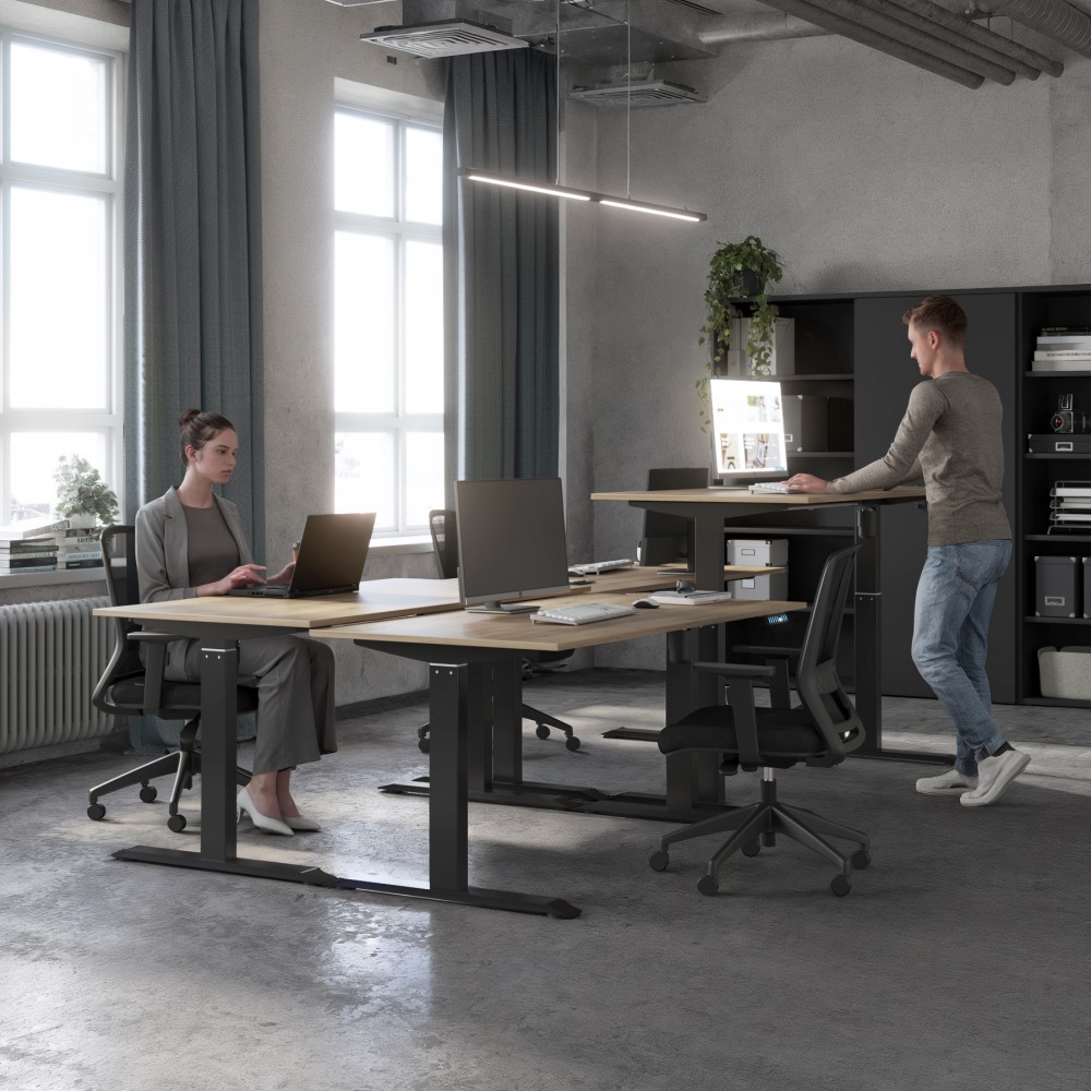 Poste de travail assis debout Elevia