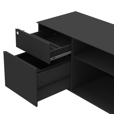 Caisson à tiroirs Zeta Caisson pour bureau avec compartiment