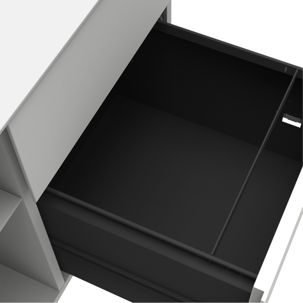 Caisson à tiroirs Zeta Caisson pour bureau avec compartiment