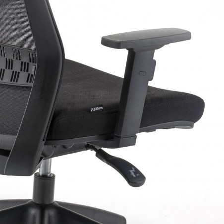 Chaise ergonomique Gala Black détail