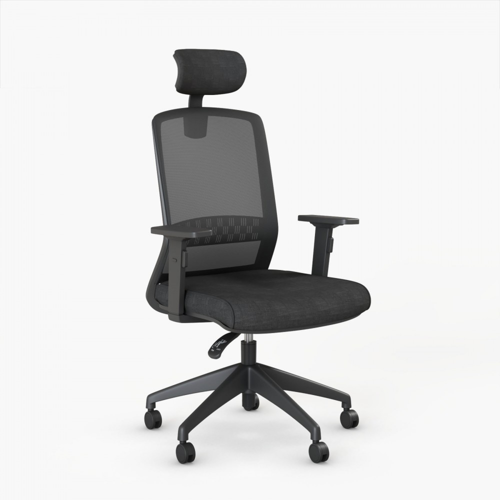 Chaise de bureau Gala Black - Bikkom