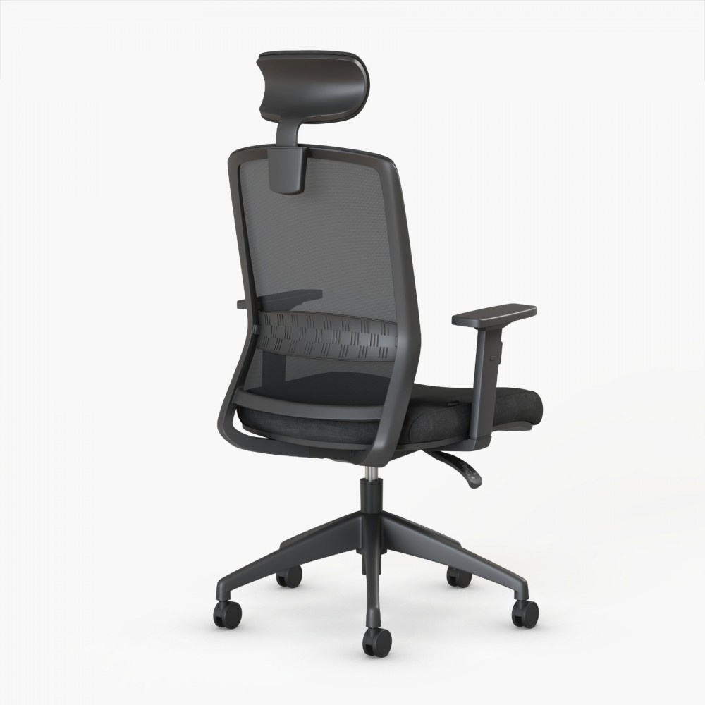 Chaise de bureau Gala Black - Bikkom