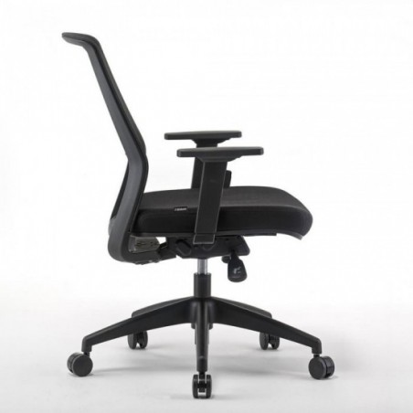 Chaise ergonomique Gala Black côté