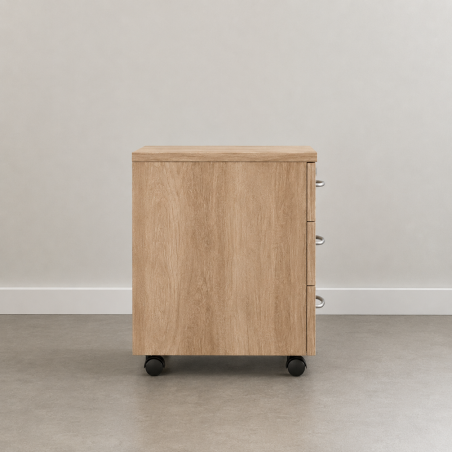 Caisson en bois châtaignier Omega vue latérale