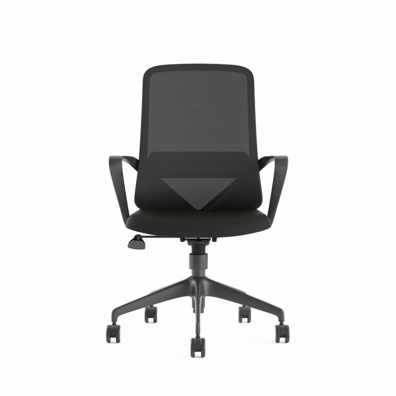 Chaise de bureau Agata gris clair - Bikkom