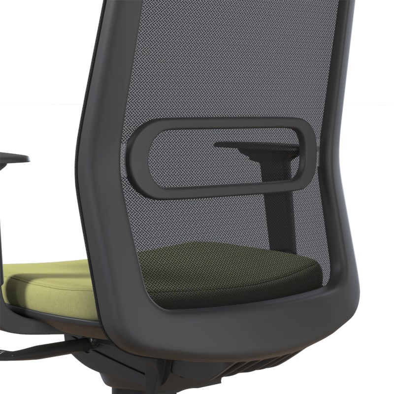 Chaise ergonomique Noa Blanche - Bikkom