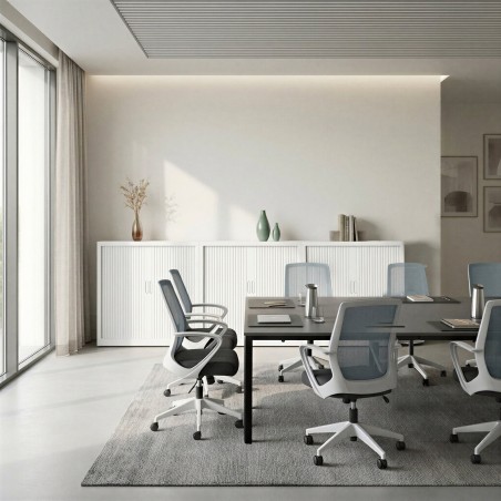 Bureau avec chaise Diva bleue