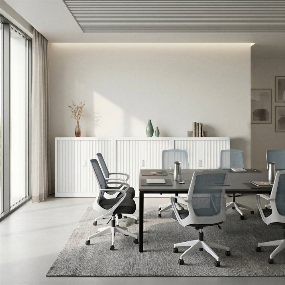 Bureau avec chaise Diva bleue