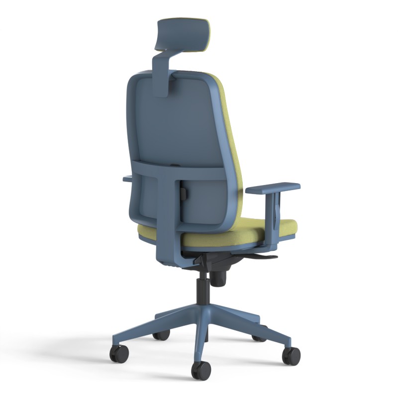 Chaise de bureau ergonomique rembourrée Lisa- Bikkom