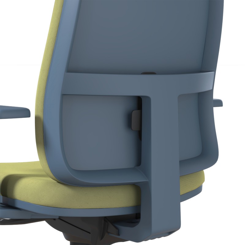 Chaise de bureau ergonomique rembourrée Lisa- Bikkom