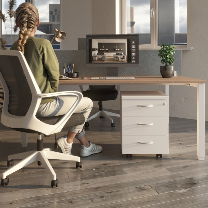 Caisson Omega noir bureau
