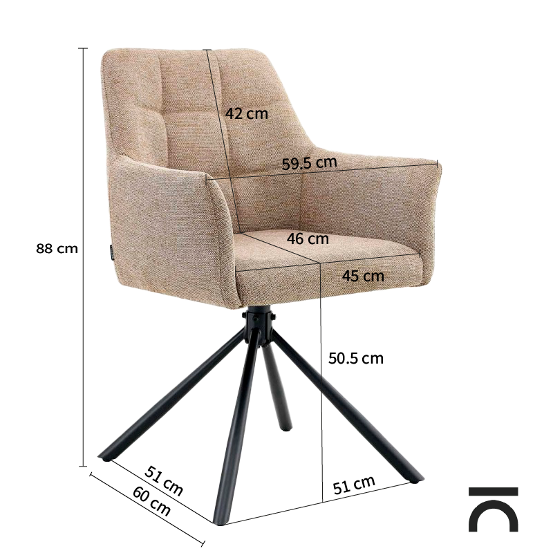 Fauteuil de bureau Alma