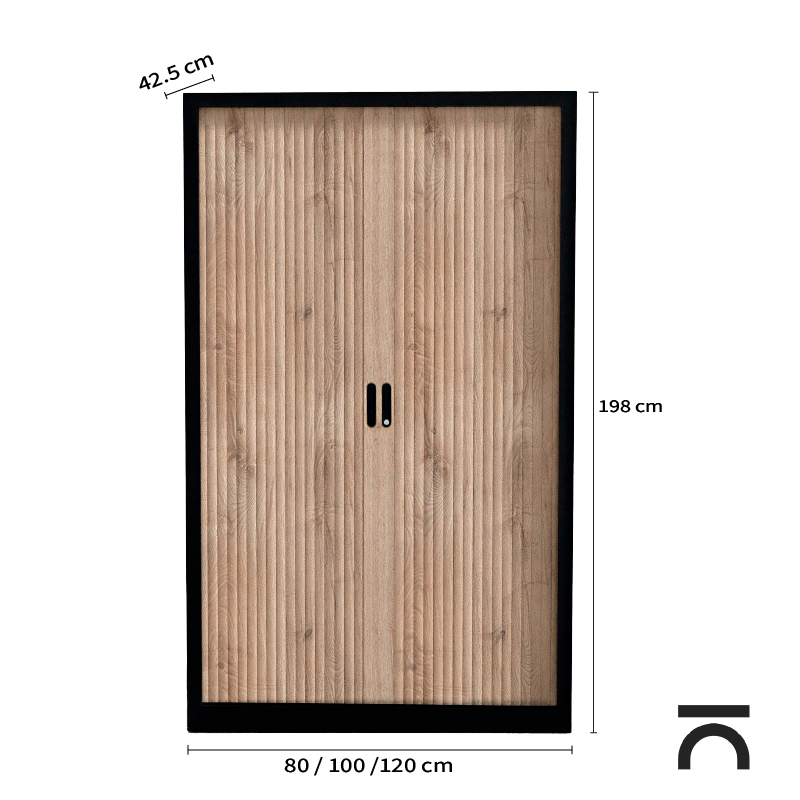 Dimensions armoire métallique Eris haut