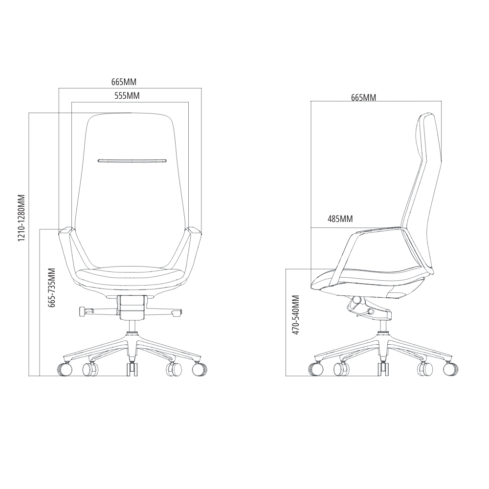 Fauteuil Bella dans un bureau