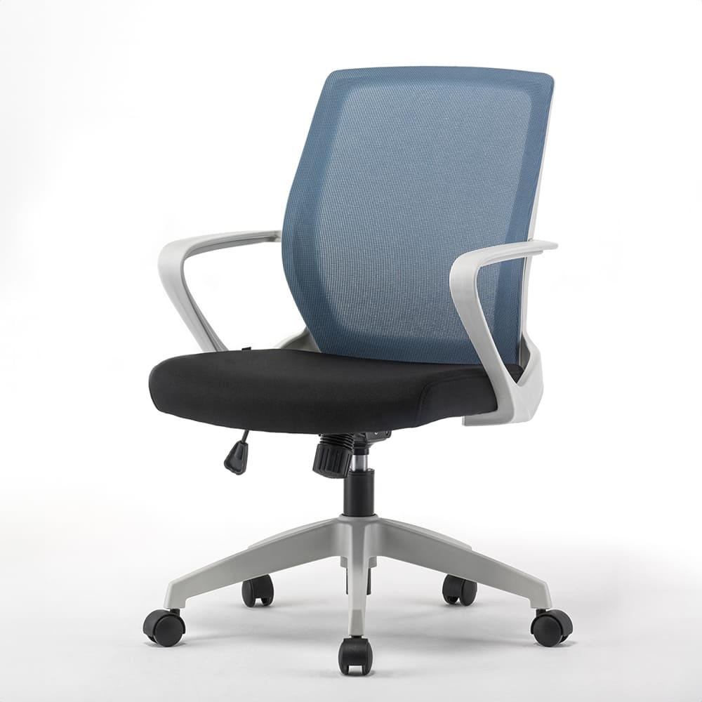 Chaise de bureau ergonomique, chaise d'ordinateur en cuir, chaise de  travail confortable, chaise de travail inclinable, chaise d'étude, chaise  de bureau (couleur : blanc cassé, taille : pieds en acier) : 